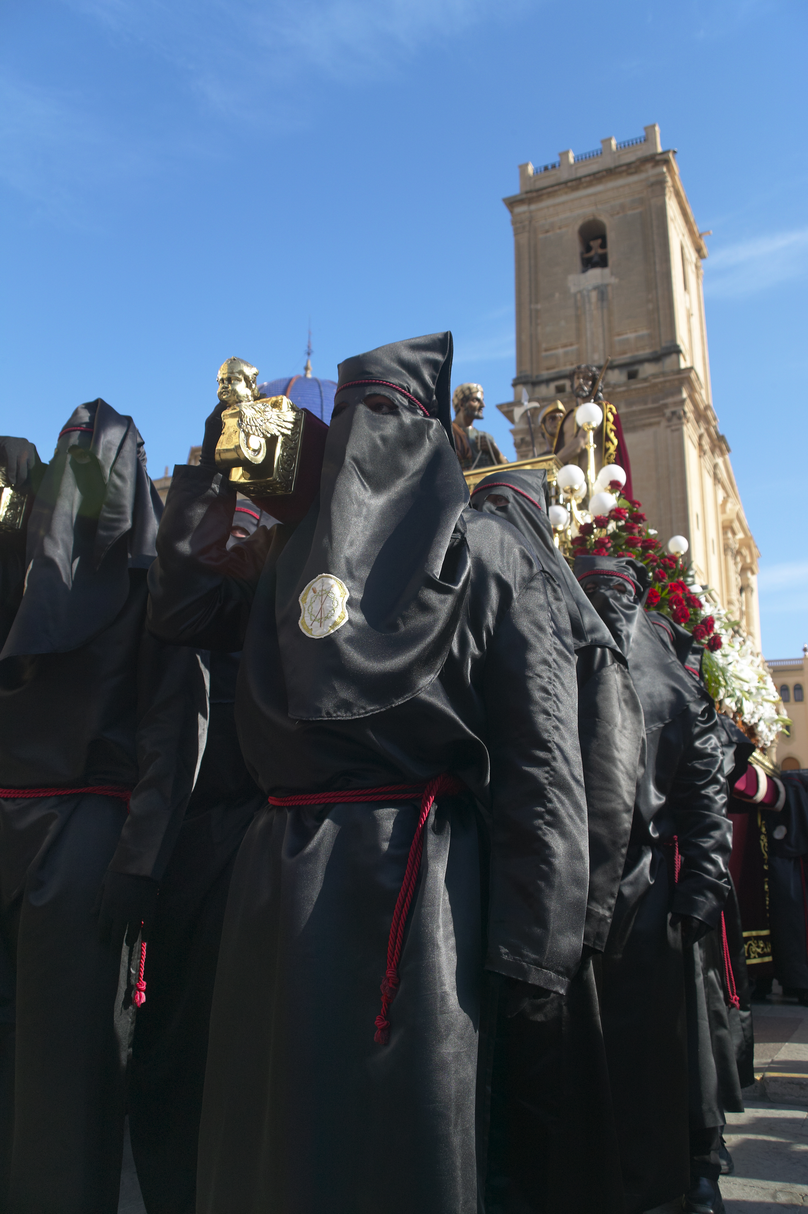 Una procesión en Semana Santa